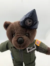 U.S. Air Force Pilot Bamse i Flyverdragt