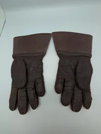 Vintage brune læderhandsker Motor Ordonnans 