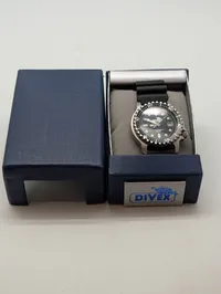 Divex Professional 200M Herre-dykkerur med Gummirem, virker