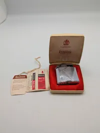 Vintage Ronson Varaflame Butan-Lighter i Original Æske