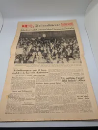 Nationaltidende Avis, 5. Maj 1945 - Danmark Atter Frit