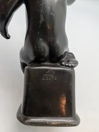 Just Andersen Disko Metal Figur, Drikkende Barn D2170
