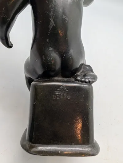 Just Andersen Disko Metal Figur, Drikkende Barn D2170