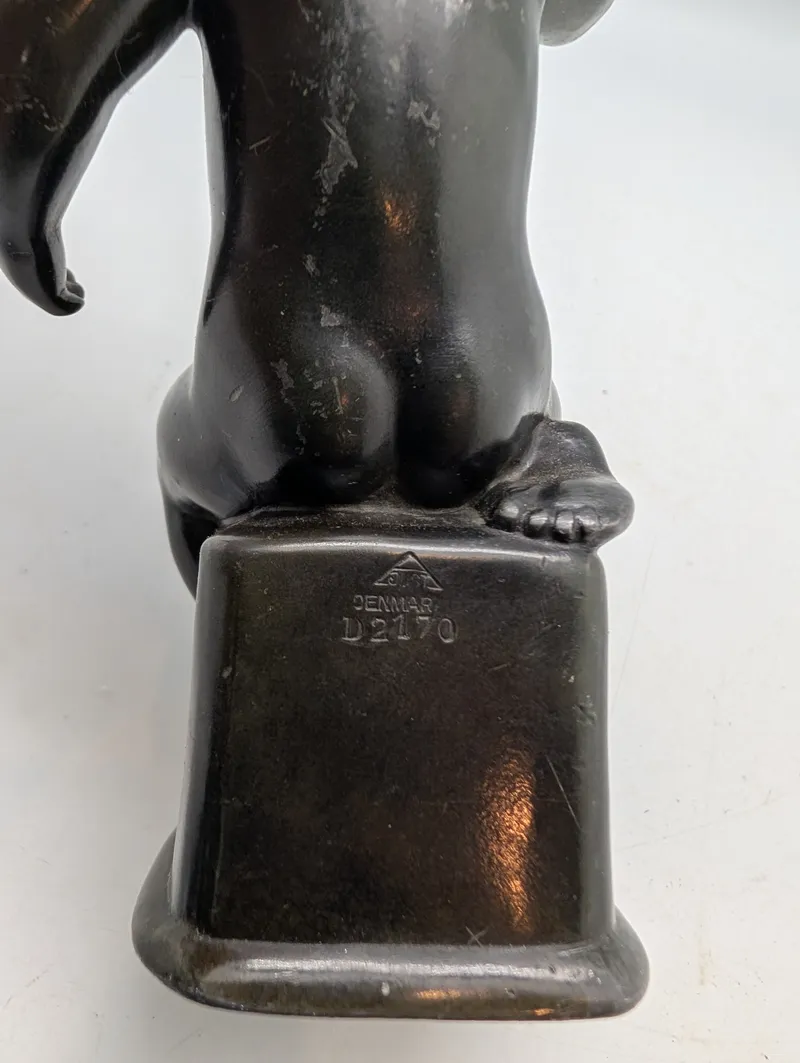 Just Andersen Disko Metal Figur, Drikkende Barn D2170