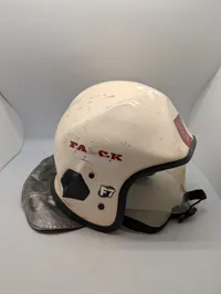 Pacific F7 Falck Brandhjelm med Visir og Nakkebeskytter