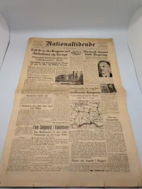 Nationaltidende Avis, 9. August 1944, Dansk Anden Verdenskrig Udgave