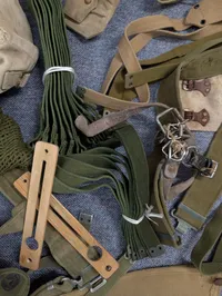 Vintage Danish Military Webbing and Field Gear Collection