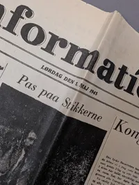 Collection of WWII Danish Newspapers, Photo Album, and Krigsbilleder Booklet