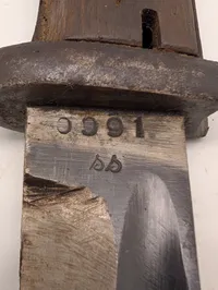 Tysk Mauser K98 Bajonet med Trægreb