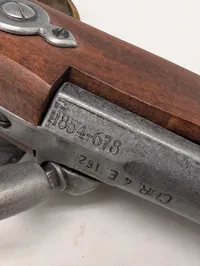 Dansk Model 1848 Perkussionspistol med Krone og R-stempel, MODEL 