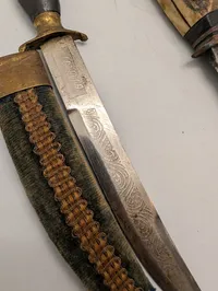 Collection of Vintage Fixed Blade Knives and Kukri with Sheaths