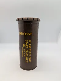 Militær 1 Cart Elec Eng Start No 9 Mk 2 Patronhylster med Beholder