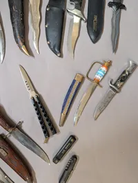 Collection of Antique and Modern Edged Weapons and Knives