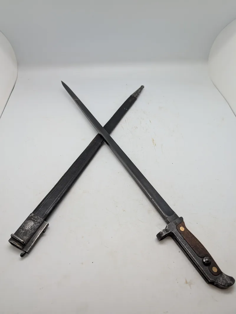 Dansk M/1915  Krag-Jørgensen Bajonet med Skede