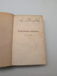 Adam Oehlenschläger, Tragodier,  1849  forfatterens signatur på titelbladet
