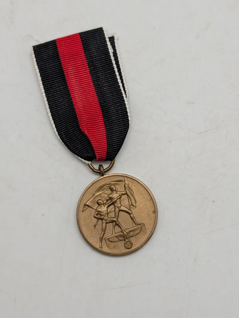 Tysk 1. Oktober 1938 Medalje (Sudetenland-medalje) med bånd