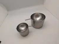 Stelton Cylinda-Line askebægre af Arne Jacobsen