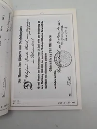 Lothar Hartung: Verleihungsurkunden des 3. Reiches