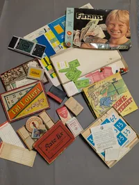Vintage Scandinavian Board Game and Card Collection including Alga Finans