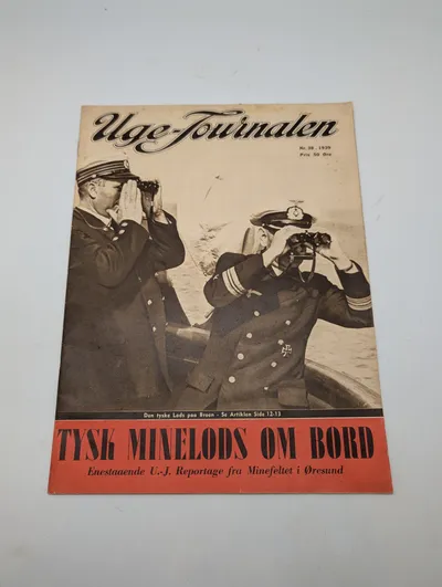Uge-Journalen Nr. 38, 1939 - Dansk Magasin med Tysk Minelods
