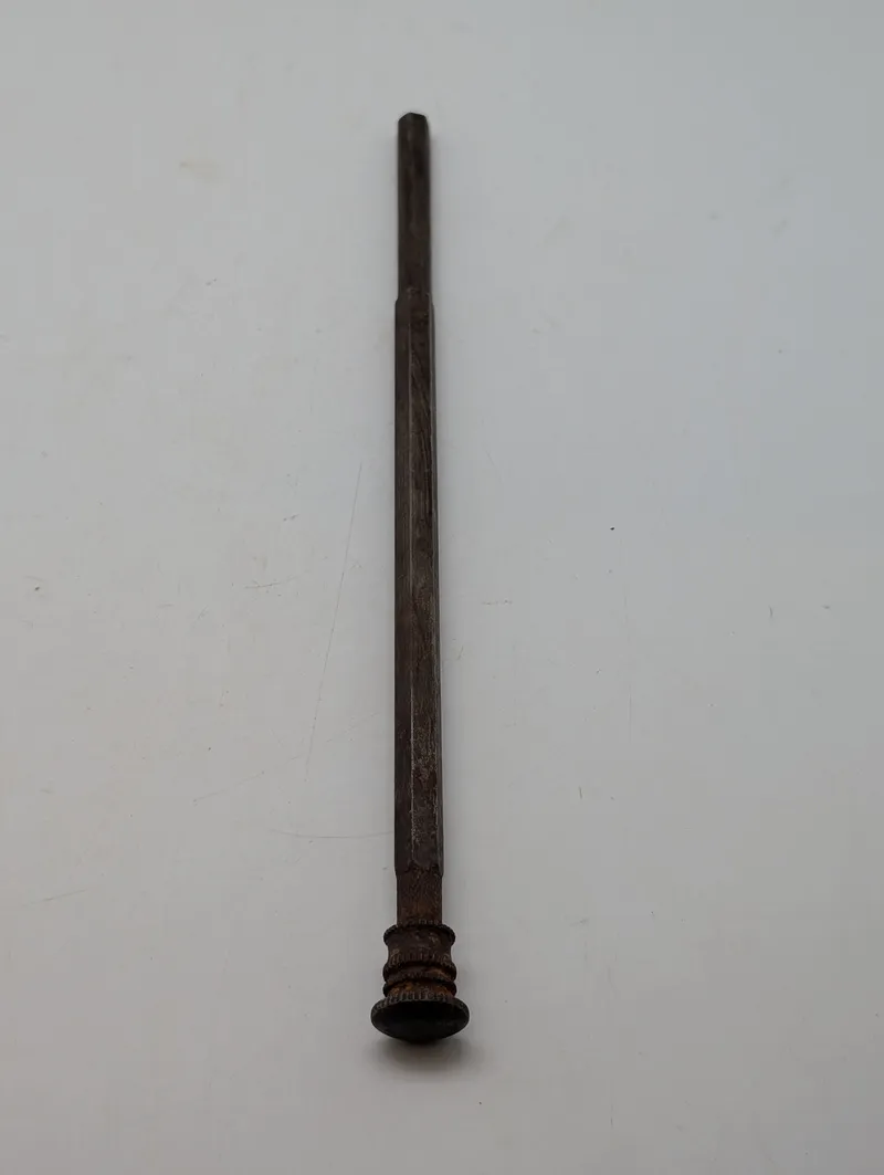 Antik Sekskantet  Pistol lade stok 