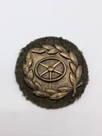 Tysk Wehrmacht Kraftfahrbewährungsabzeichen i bronze på uld
