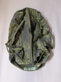 Danish Military M84 Camouflage Duffel Bag with Backpack Straps