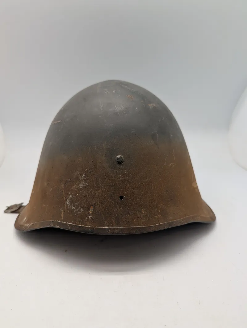Danish M23 Steel Helmet with Leather Liner and Chinstrap