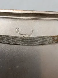 Hans Hansen cigaretetui i sølv med gravering, 1939 Ingeniør regimentet 