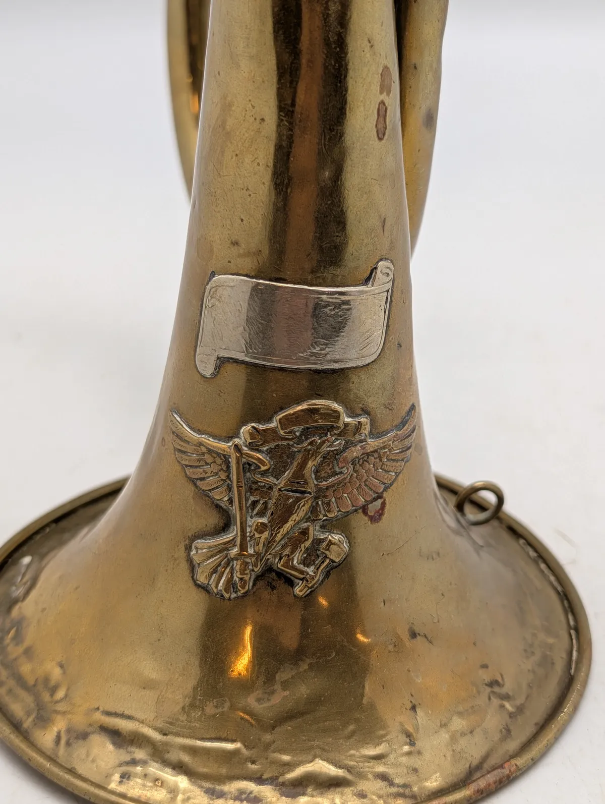 Originalt Hitler Jugend Horn Tysk WW2