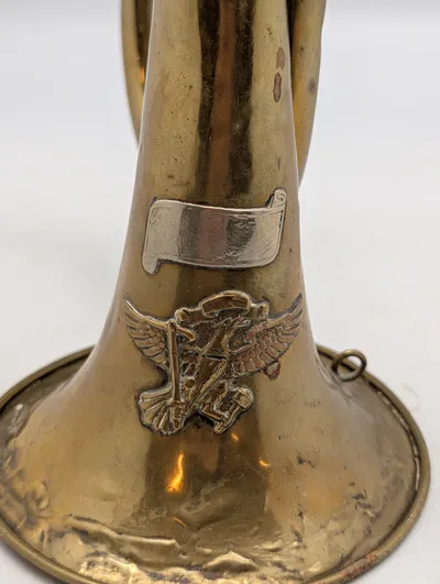 Originalt Hitler Jugend Horn Tysk WW2