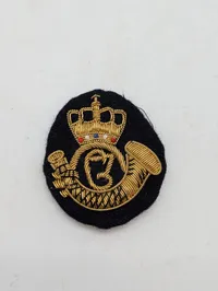 Dansk Militær Guldtrådsbroderet Jægerkorpset til Selvskabs uniform