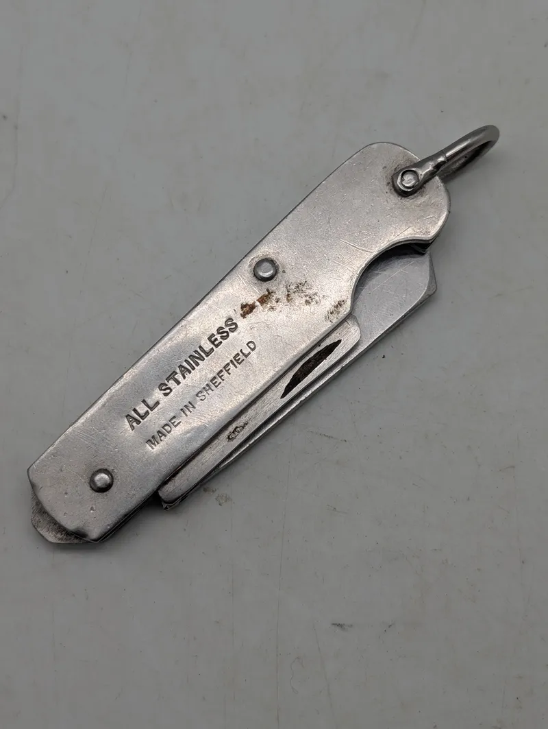 Sheffield All Stainless Britisk Lommekniv