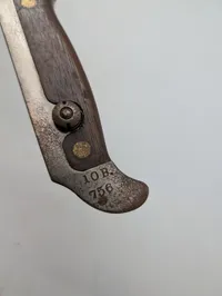 Dansk Model 1889 Krag-Jørgensen Bajonet med Enhedsmærkning