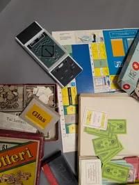 Vintage Scandinavian Board Game and Card Collection including Alga Finans