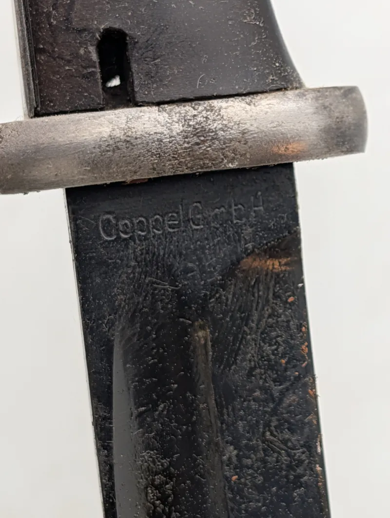 Tysk K98 Bajonet fra 2. Verdenskrig, Coppel G.m.b.H.