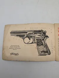 WW2  Walther Polizei-Pistolen Modeller PP og PPK Instruktionsmanual