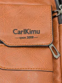 CarlKimu Brun Skuldertaske i Kunstlæder