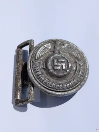 Tysk SS-officers bæltespænde med 'Meine Ehre heißt Treue' motto, original loftrum 