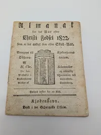Almanak for det Aar efter Christi Fødsel 1822 af H. Chr. Schumacher