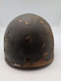 Militær M1 Hjelm med Hvid Overflade
