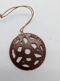 German WHW WW2  Openwork Wheel Pendant
