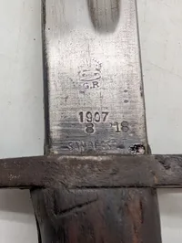 Britisk Pattern 1907 Bajonet med Skede