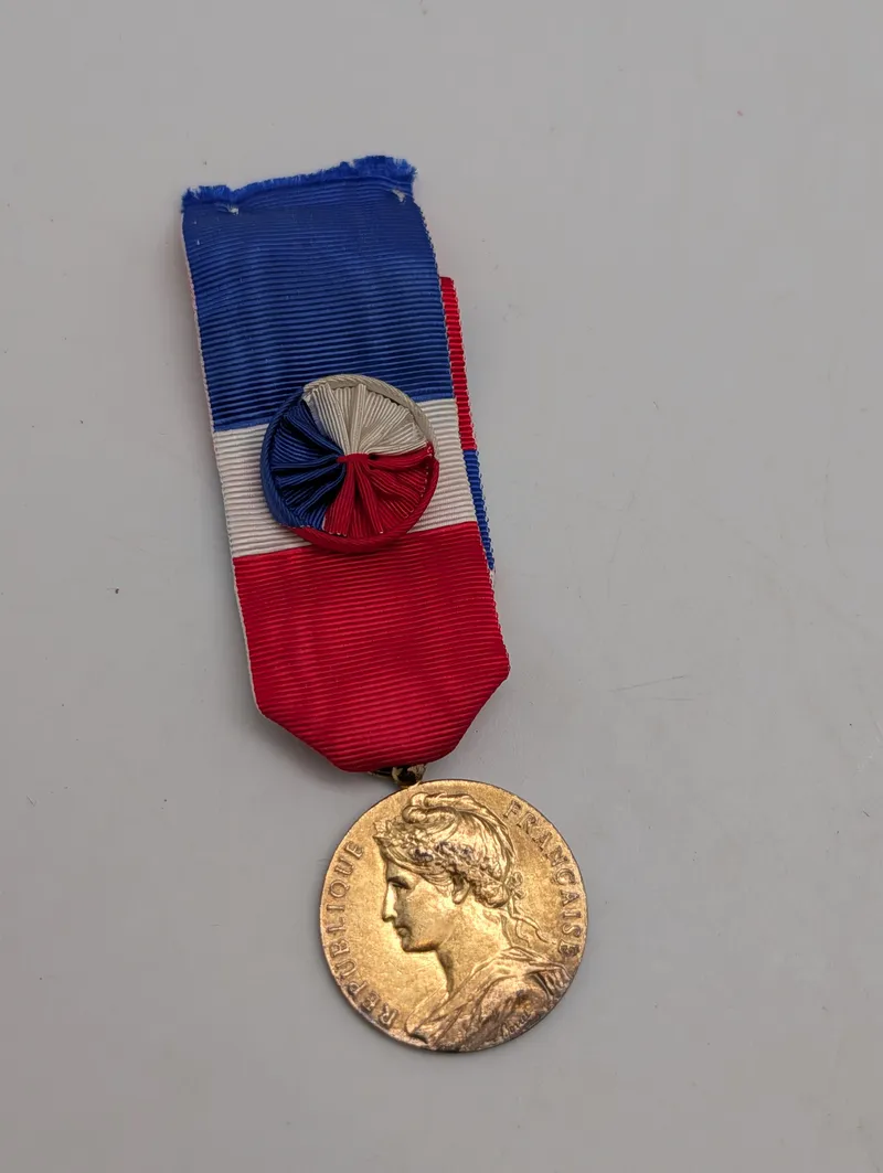 Fransk Médaille d'Honneur du Travail, Ministère du Travail, 1985