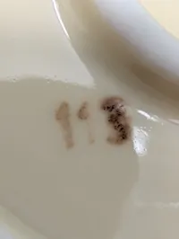 Kjøbenhavns Porcellains Maleri (KPM) Par Lysestager med Blomstermotiv