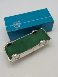 Volvo Amazon P120 Bordlighter i Sølvfarvet Metal med Original Æske