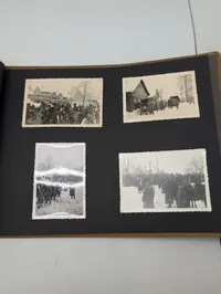 Tysk fotoalbum med portrætter af soldater fra 2. verdenskrig