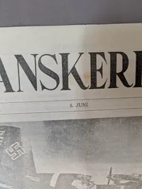Samling af danske modstandsaviser og illegale blade fra 2. verdenskrig