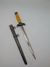 Paul Weyersberg & Co. Solingen German Army Officer's Dagger with Scabbard Afnazificeret 