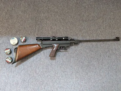 Vintage Gamo 4.5 mm Air Rifle with Scope and Pellets